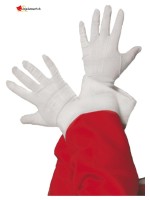 White Santa Claus gloves