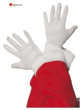 Handschuhe des Weihnachtsmanns weiß