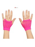 Gants resille fucshia