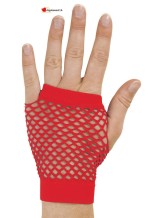 Gants résille rouge Gants résille rouge