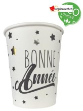 Gobelet Bonne Année - 250ml - 8 pièces Gobelet Bonne Année - 250ml - 8 pièces