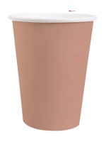 Rainbow Gold Pink Cup 260ml - 10 pieces