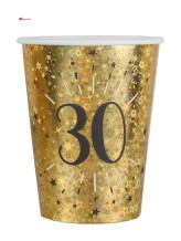Gobelets dorés 30 ans Gobelets dorés 30 ans
