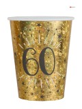 Gobelets dorés 60 ans