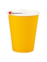 Gobelets jaunes 270ml - 14 pièces