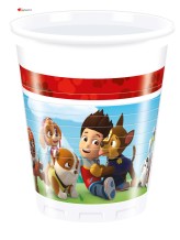 Gobelets plastique Pat'Patrouille 200ml - 8 pces Gobelets plastique Pat'Patrouille 200ml - 8 pces