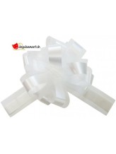 Large automatic bow white tulle Large automatic bow white tulle