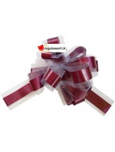 Large automatic bow burgundy tulle Large automatic bow burgundy tulle