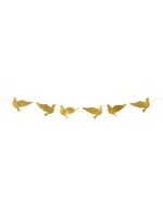 Girlande aus goldenen Tauben