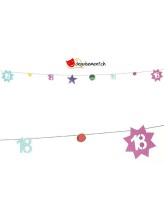Guirlande decoration anniversaire 18 ans Guirlande decoration anniversaire 18 ans