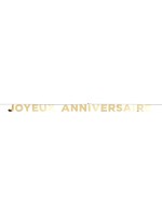 Guirlande Joyeux Anniversaire dorée - 13cmx2.5m
