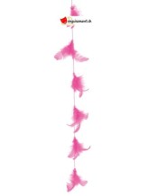 Guirlande plumes fuchsia- mariage- anniversaire Guirlande plumes fuchsia- mariage- anniversaire