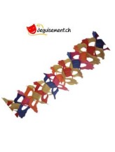 Guirlande Zinnia Multicolore Guirlande Zinnia Multicolore