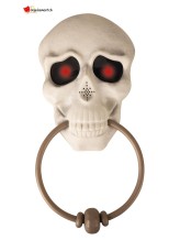 Animated skull door knocker  <br> Animated skull door knocker  <br>