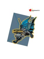 Invitation et enveloppe Batman - 6 pces