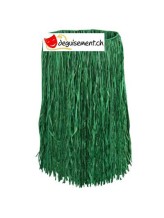 Jupe hawaii - tropical en raphia naturel verte Jupe hawaii - tropical en raphia naturel verte