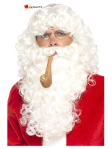 Kit accessoires Père Noël blanc Kit accessoires Père Noël blanc