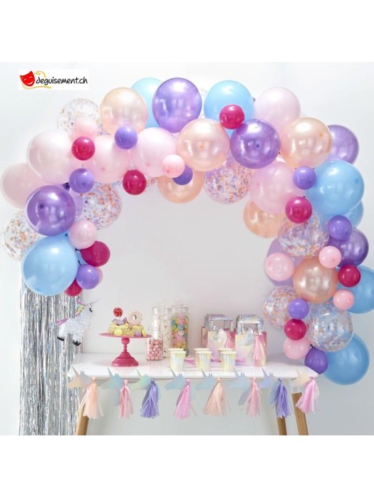 Kit arche de ballons pastel