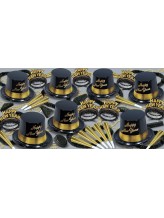Kit di Capodanno per 50 persone - nero e oro Kit di Capodanno per 50 persone - nero e oro