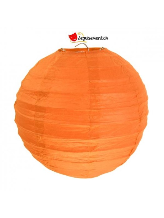 Lanterne orange - 20cm - 2 pièces