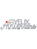 Lettres Joyeux Anniversaire pailletées