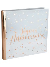 Joyeux Anniversaire guest book - rose gold Joyeux Anniversaire guest book - rose gold