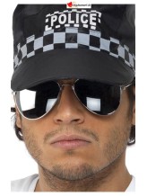 Silver Aviator Glasses with black lenses Silver Aviator Glasses with black lenses