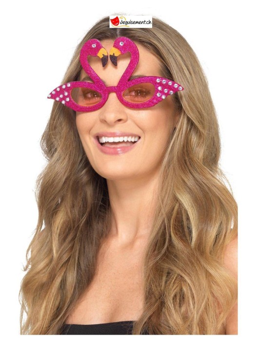 Lunettes flamant rose