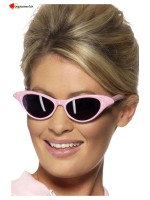 Flyaway Rock & Roll Sonnenbrille, Rosa, mit Strass