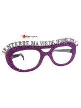 Lunettes géantes paillettes - j'enterre ma vie de jeune fille Lunettes géantes paillettes - j'enterre ma vie de jeune fille