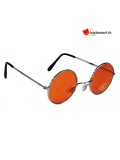 Lunettes hippie oranges