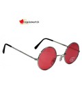 Lunettes hippie rouges