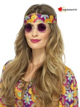 Lunettes hippie violette Lunettes hippie violette