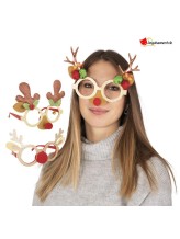 Lunettes renne à paillettes Lunettes renne à paillettes