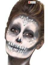 Maquillage autocollants argentés visage Maquillage autocollants argentés visage