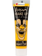 Maquillage liquide jaune, à l'eau