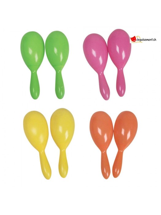 Maracas plastique