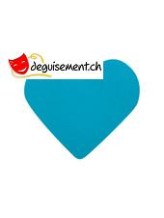 Marque-place coeur turquoise Marque-place coeur turquoise
