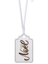 Marque place Joyeux Noël - 4x6x16cm - 6 pièces Marque place Joyeux Noël - 4x6x16cm - 6 pièces
