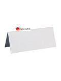 White rectangle place card