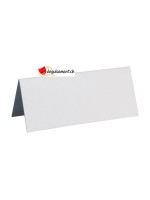 White rectangle place card