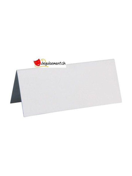 Marque-place rectangle blanc