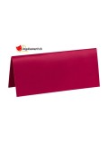 Rectangle place card burgundy