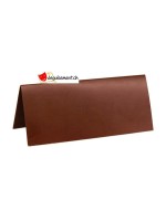 Marque-place rectangle chocolat