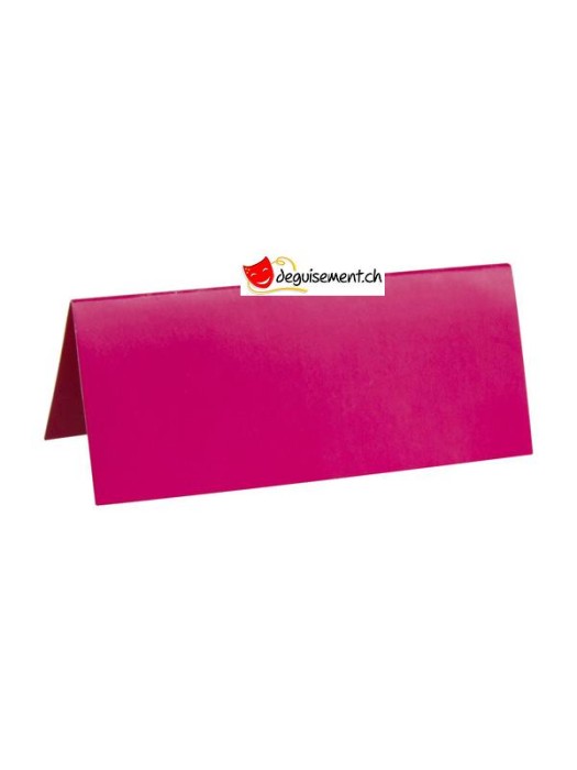 Marque-place rectangle fuchsia