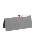 Marque-place rectangle gris