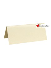 Marque-place rectangle ivoire Marque-place rectangle ivoire