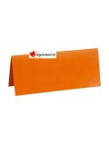 Marque-place rectangle orange