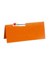 Marque-place rectangle orange Marque-place rectangle orange