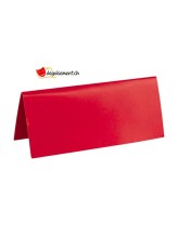 Marque-place rectangle rouge Marque-place rectangle rouge